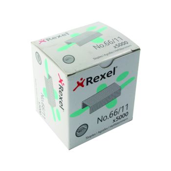 Rexel No 66 Staples 11mm (Pack of 5000) 06070
