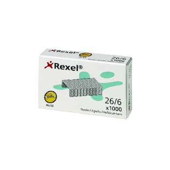 Rexel No 56 Staples 6mm (Pack of 1000) 6131