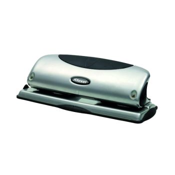 Rexel Precision P425 4 Hole Punch 25 Sheet Silver/Black 2100753 - DISCONTINUED