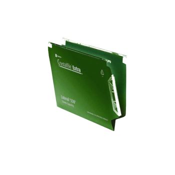 Rexel Crystalfile Extra 15mm File 150 Sheet Green (Pack of 25) 3000121
