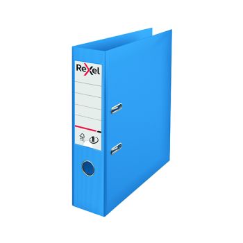 Rexel Choices 75mm Lever Arch File Polypropylene A4 Blue 2115503