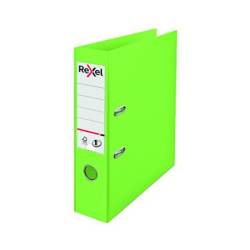 Rexel Choices 75mm Lever Arch File Polypropylene A4 Green 2115504