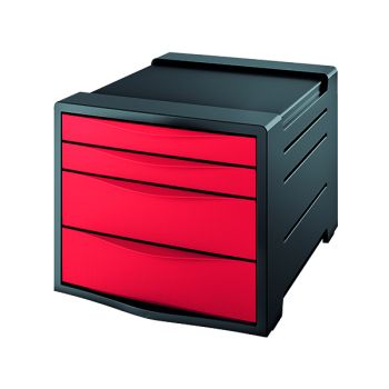 Rexel Choices Drawer Cabinet Red 2115610