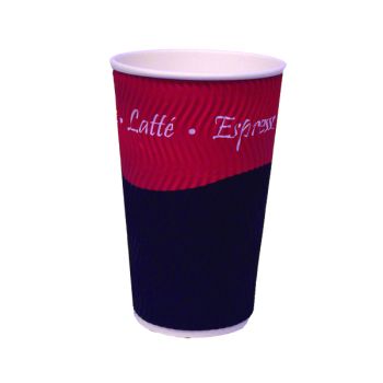 Caterpack 25cl Rippled Wall Hot Cups (Pack of 25) HVRWPA08V1