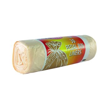 Safewrap Pedal Bin Liner White (Pack of 120) 0432