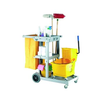 Multipurpose Janitorial Trolley Grey 101272