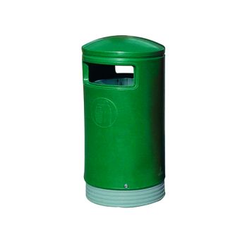 Outdoor Hooded Top Bin 75 Litre Green 321771