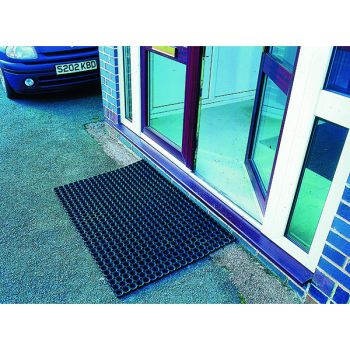Rubber Ring Mat 1000X1500mm Black 324546