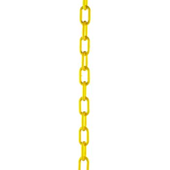 Plastic Chain 10mm Short Link 25 Metre Yellow 328275