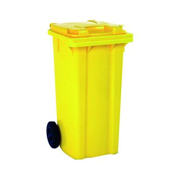 Wheelie Bin 360 Litre Yellow (W620 x D860 x H1070mm) 331231