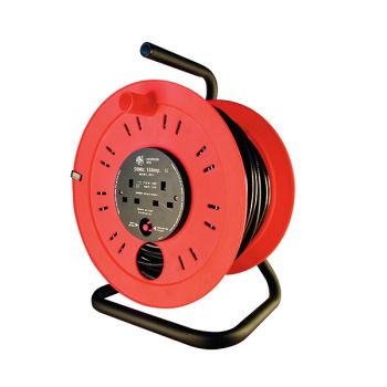 Extension Cable Open Drum Reel 50 Metre 13Amp 3 Socket 349792 - DISCONTINUED