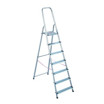 Aluminium Step Ladder 8 Step (Platform sits 1620mm Above the Floor) 4050101