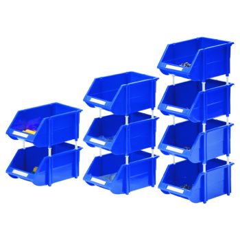 VFM Blue Heavy Duty Storage Bin (Pack of 12) 360235