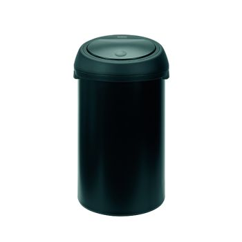 Touch Top Waste Bin 60 Litre Black 374038