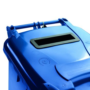 Confidential Waste Wheelie Bin 140 Litre Blue 377891