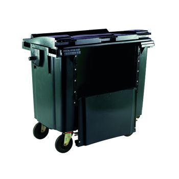 Wheelie Bin With Drop Down Front 770 Litre Grey 377972 - DISCONTINUED