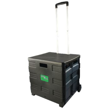 VFM Black /Grey Folding Shopping Cartridge With Lid 383360