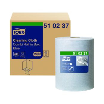 Tork Multi Purpose Cloth Combi Roll 152m Blue 510237