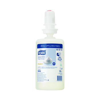 Tork Extra Mild Foam Hand Soap S4 Refill 1 Litre (Pack of 6) 520701