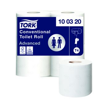 Tork Conventional Toilet Roll 2-Ply 320 Sheets (Pack of 36) 100320