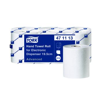 Tork Electronic White 2-Ply Hand Towel Roll 195mm Wide Sheet (Pack of 6) 471113