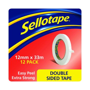 MMM 12mm X 33m Double Sided Transparent Ultra Strong Tape - Black, For Phone Repairs