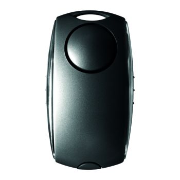 Securikey Personal Alarm Black /Silver (Activate by pushing the sides, 120dB siren) PAECABlack