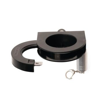 M System Black Single Bracket 93x50x85mm (Pack of 2) SUPCJSI007