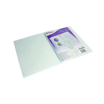 Snopake Superline Presentation Book 20 Pocket A4 Clear 11951