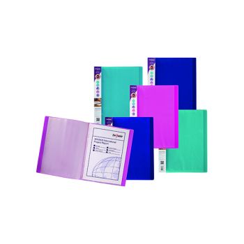 Snopake Electra Display Book 24 Pocket A4 Assorted (Pack of 10) 12219