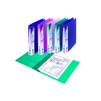 Snopake Executive Binder 25mm A4 Electra Assorted (Pack of 10) 13377