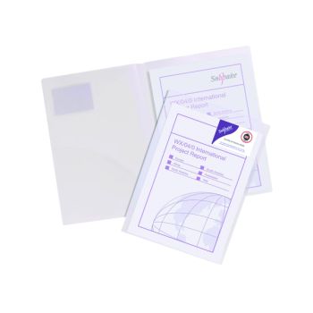Snopake TwinFile Presentation File A4 Clear (Pack of 5) 14030