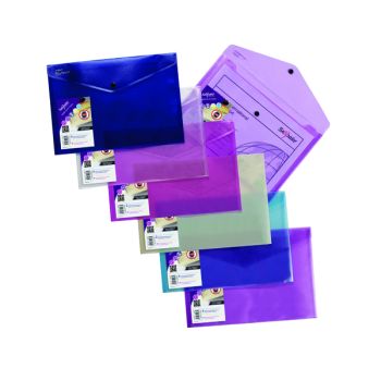 Snopake Polyfile Lite A4 Assorted (Pack of 5) 15411
