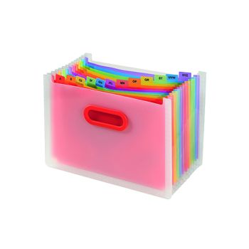 Snopake Rainbow 13 Part Desk Expander A4 15809