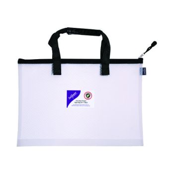 Snopake EVA Mesh High Capacity Project Zippa Bag A3 480x350mm Black 15874