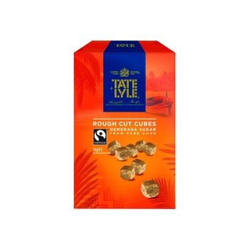 Tate and Lyle Demerara Rough Cut Sugar Cubes 1kg 21J1003
