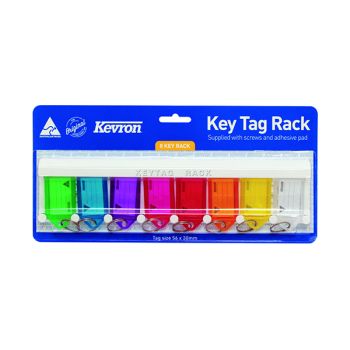 Kevron Standard Key Tags Assorted (Pack of 8) ID6TRL