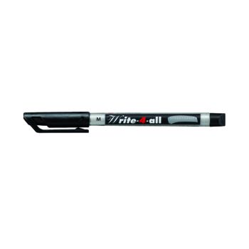 Stabilo Write-4-all Permanent Marker Medium Black (Pack of 10) 146/46