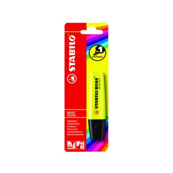 Stabilo Boss Original Highlighter Single Blister Yellow (Pack of 10) B-10129