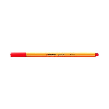 Stabilo Point 88 Fineliner Pen Red (Pack of 10) 88/40