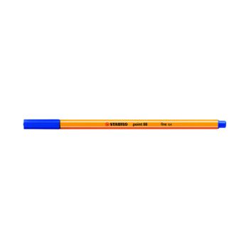 Stabilo Point 88 Fineliner Pen Blue (Pack of 10) 88/41 - DISCONTINUED