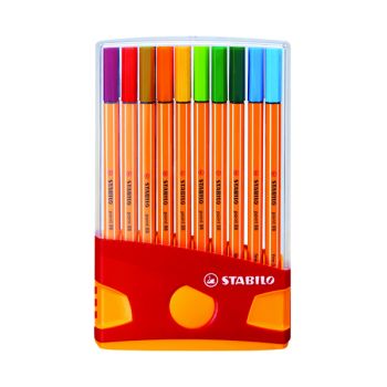 Stabilo Point 88 ColorParade Fineliner Pen Assorted (Pack of 20) 8820-03