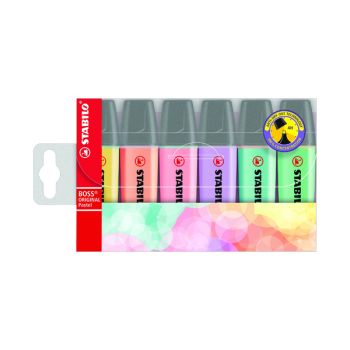 Stabilo Boss Original Highlighter Assorted Pastel (Pack of 6) 70/4-2