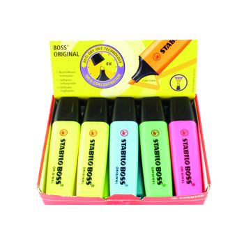 Stabilo Boss Original Highlighter Assorted (Pack of 10) 70/10-1