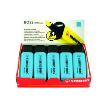 Stabilo Boss Original Highlighter Blue (Pack of 10) 70/31/10