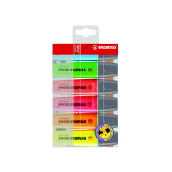 Stabilo Boss Original Highlighter Assorted (Pack of 6) 70/56