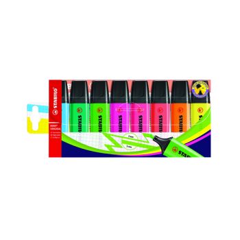 Stabilo Boss Highlighter Pens Assorted (Pack of 8) 70/8