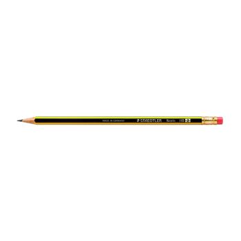 Staedtler Noris 122 Rubber Tipped HB Pencil (Pack of 12) 122-HBRT