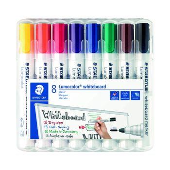 Staedtler Lumocolor 351 Drywipe Marker Assorted (Pack of 8) 351 WP8