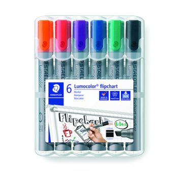 Staedtler Flipchart Marker Assorted (Pack of 6) 356Wp6